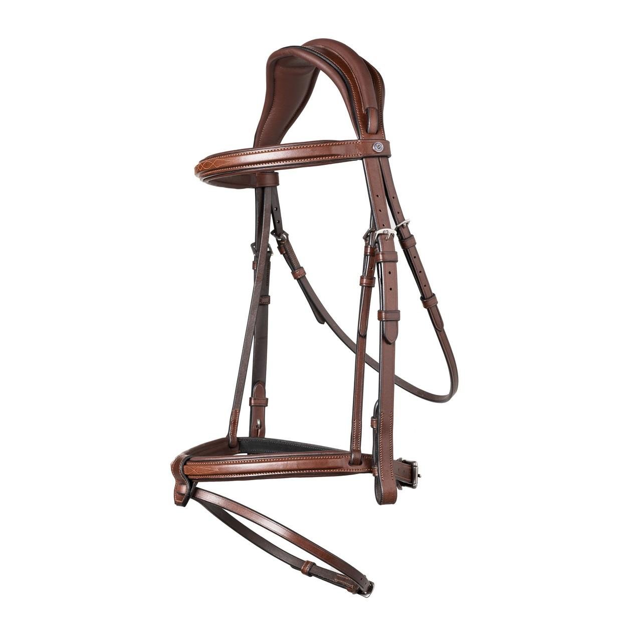 Bridon Geneva, combiné anglais & muserolle amovible Bridon Geneva, combiné anglais & muserolle amovible