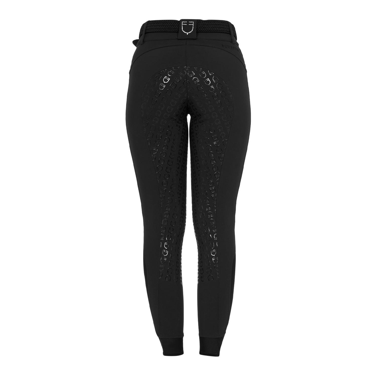 Equestro Culotte d'équitation taille haute à fond intégral pour femmes 