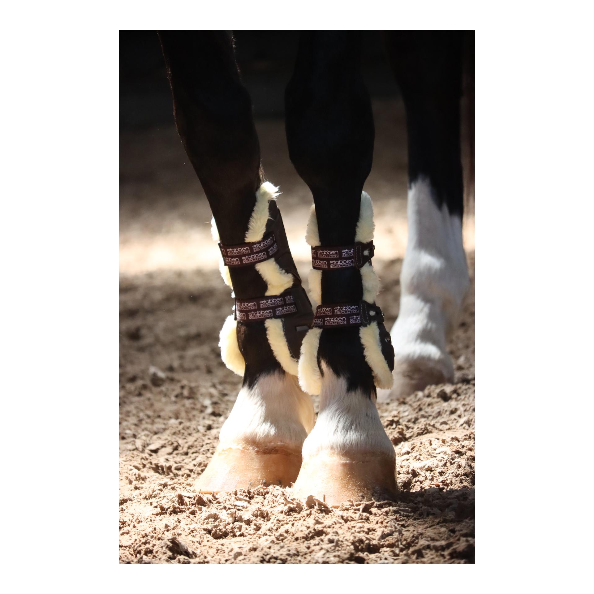 Stübben Gamaschen Hybrid Fleece - braun