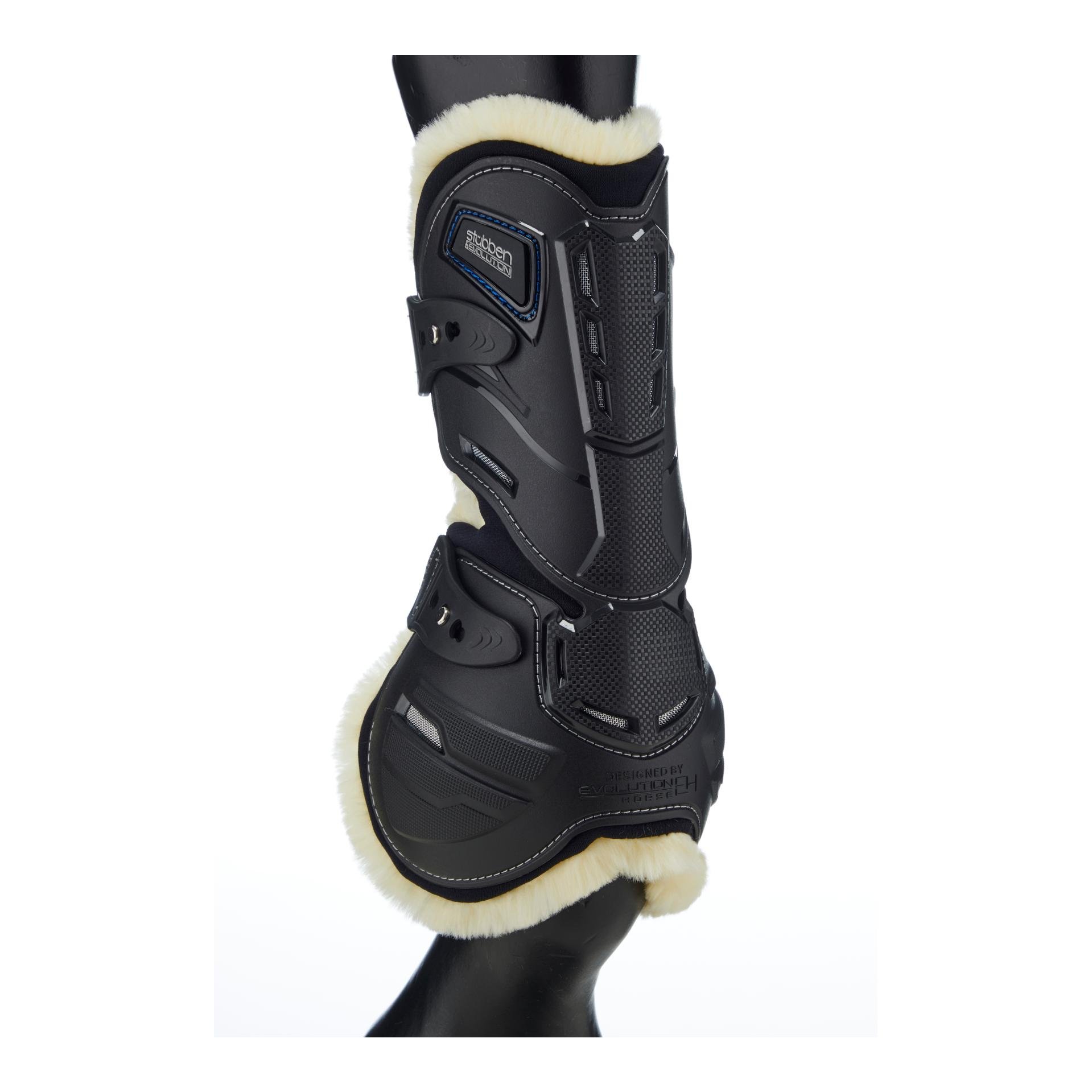 Stübben Gamaschen Hybrid Fleece - schwarz
