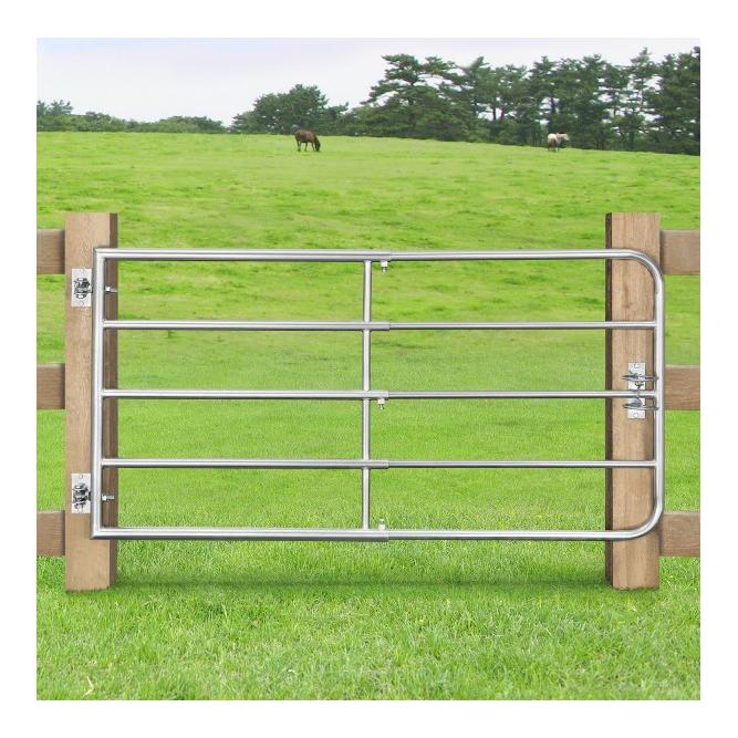 Portail de clôture en acier galvanisé