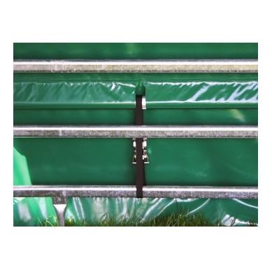 Mobiles Rundbogen Weidezelt 3.60 x 3.60 x 3.25 m