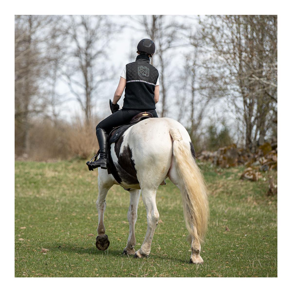 Teddyfleece Weste Black Unicorn