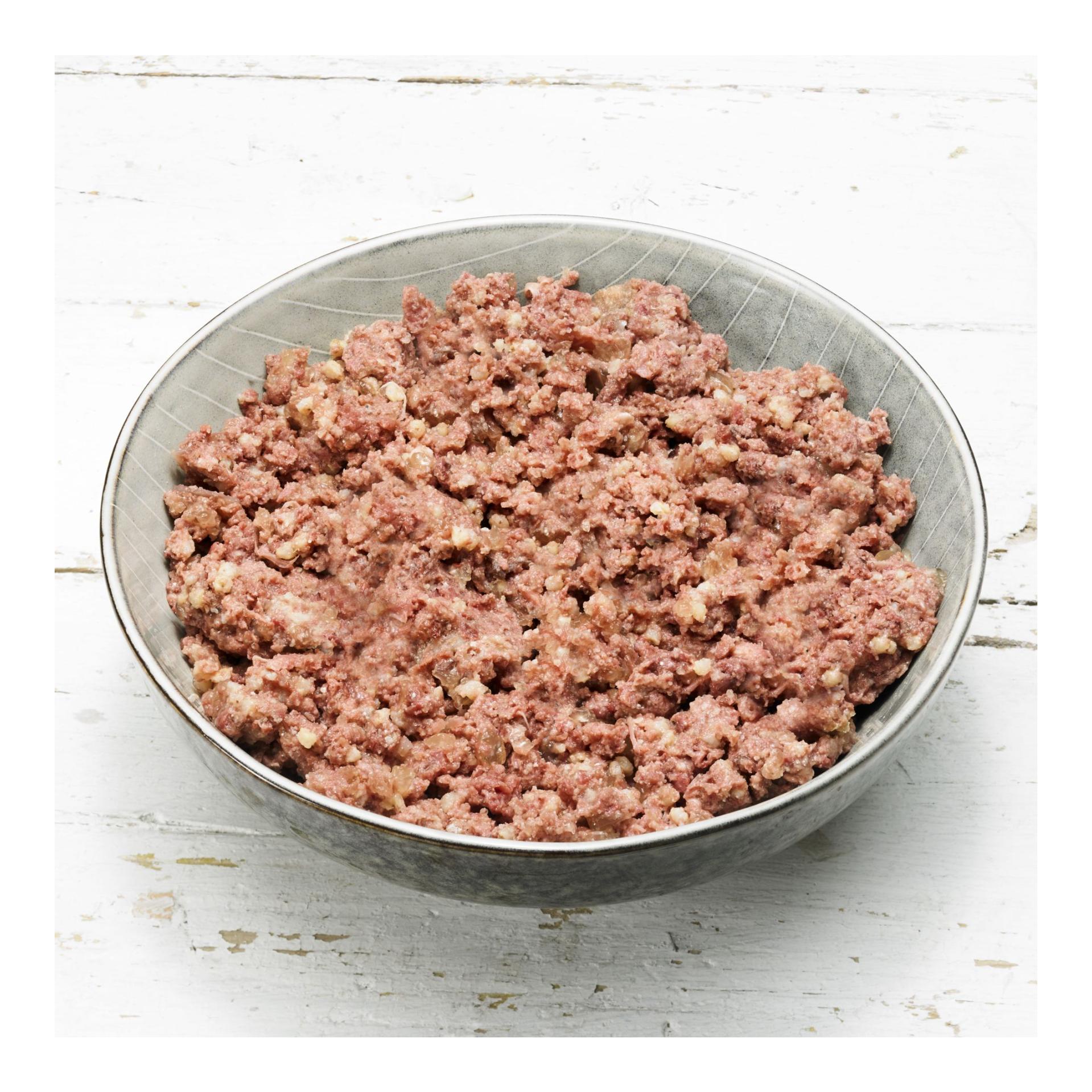 Nourriture humide Puppy poulet et bœuf avec millet Nourriture humide Puppy poulet et bœuf avec millet