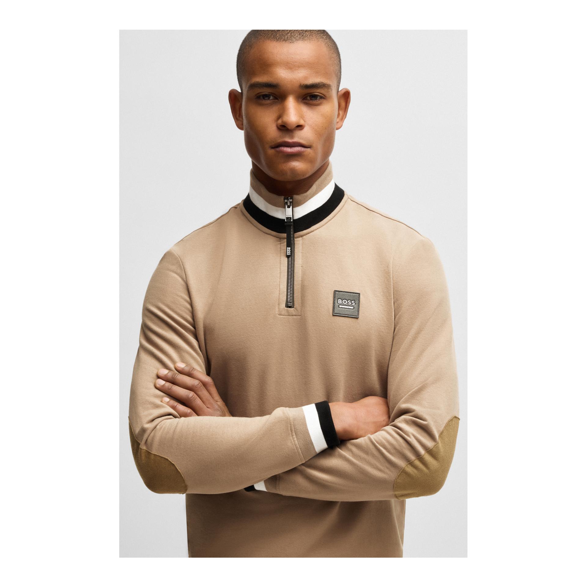 Pullover Troyer Stehkragen