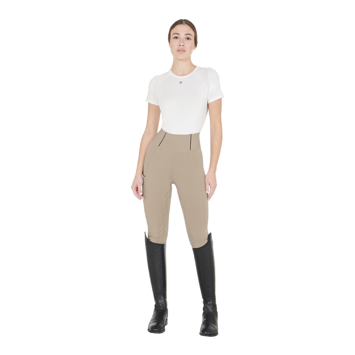 Reitleggins slim fit Vollgrip Highwaist Damen