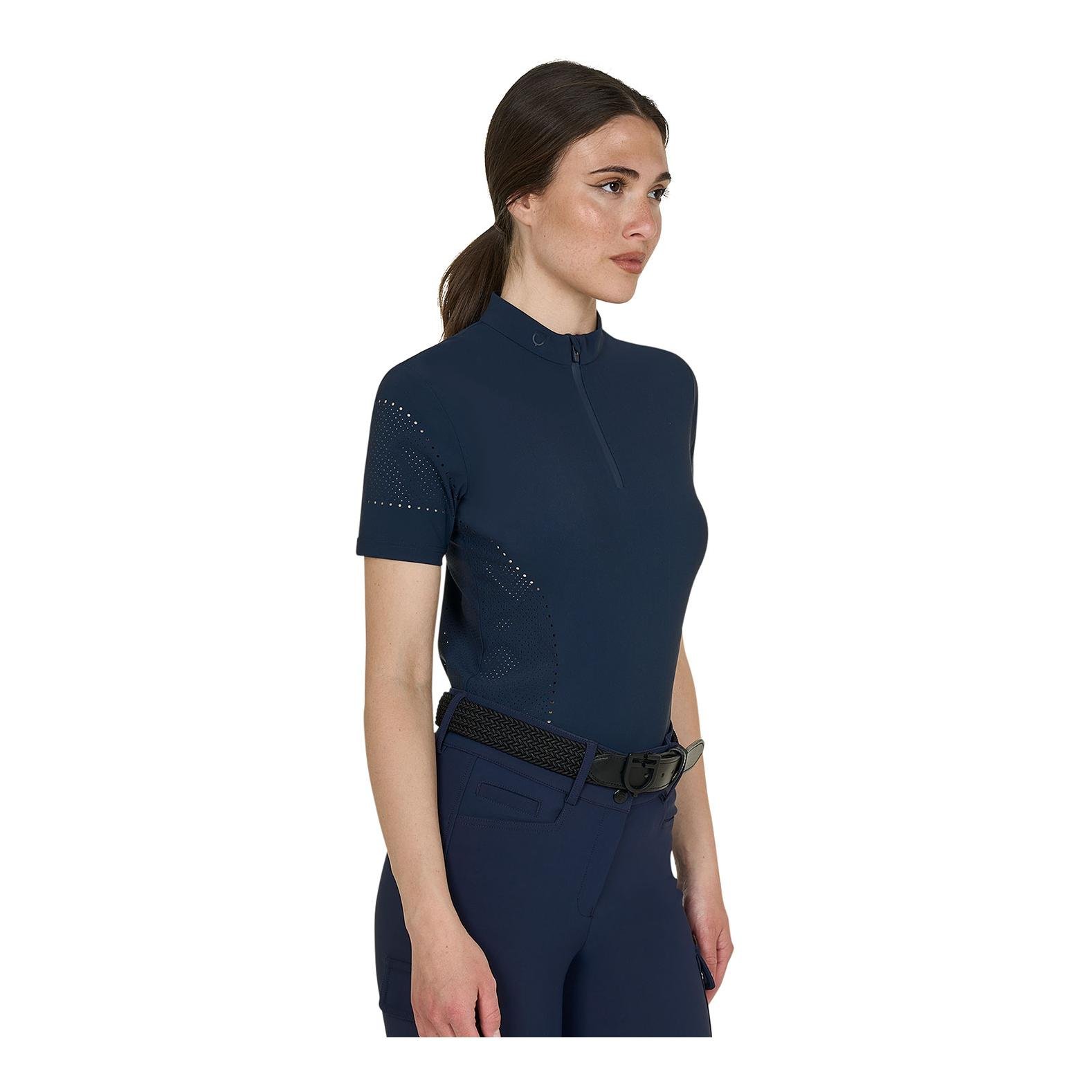 Equestro Trainingsshirt perforiert Kurzarm Damen