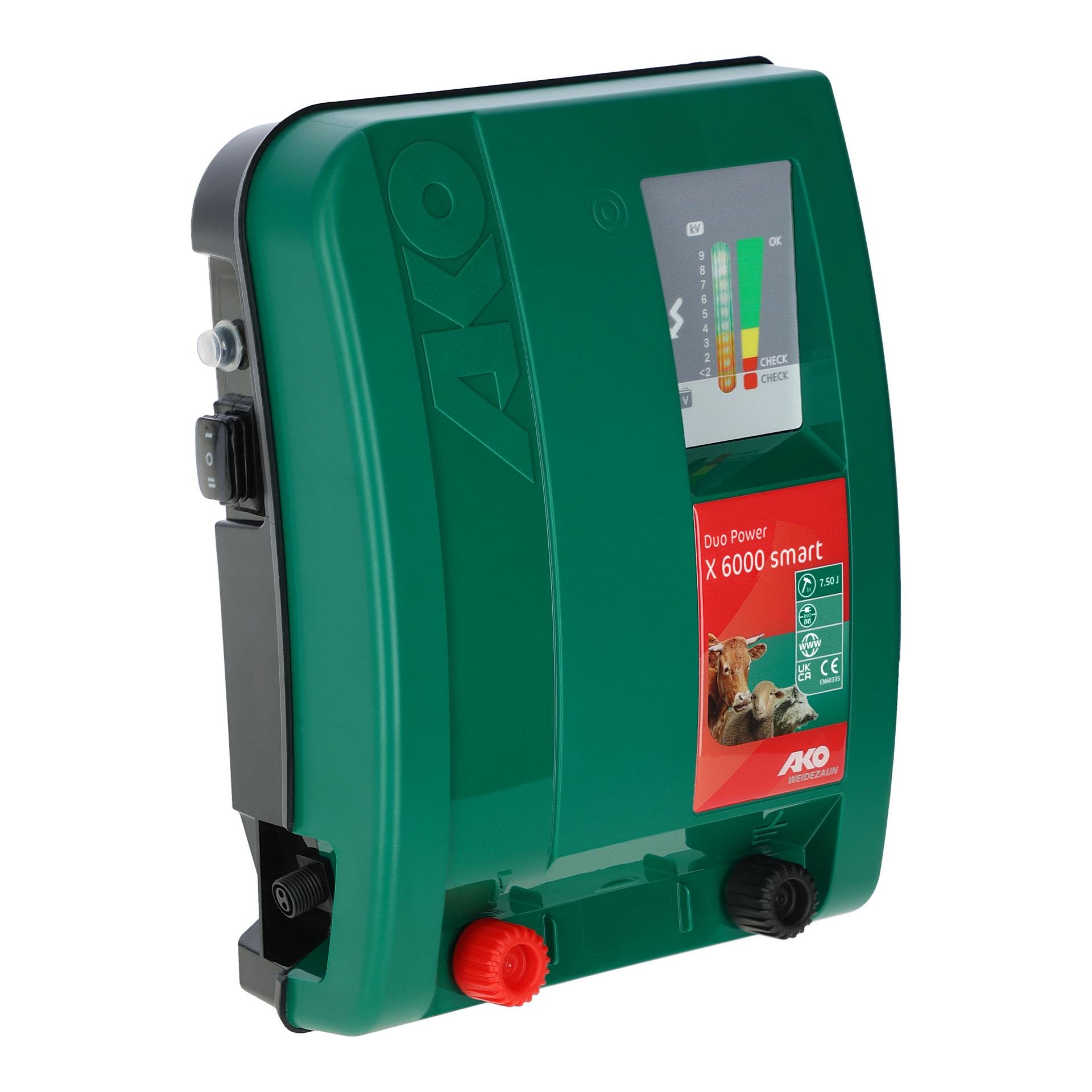 AKO Duo Power X 6000 smart Weidezaungerät - Grün -