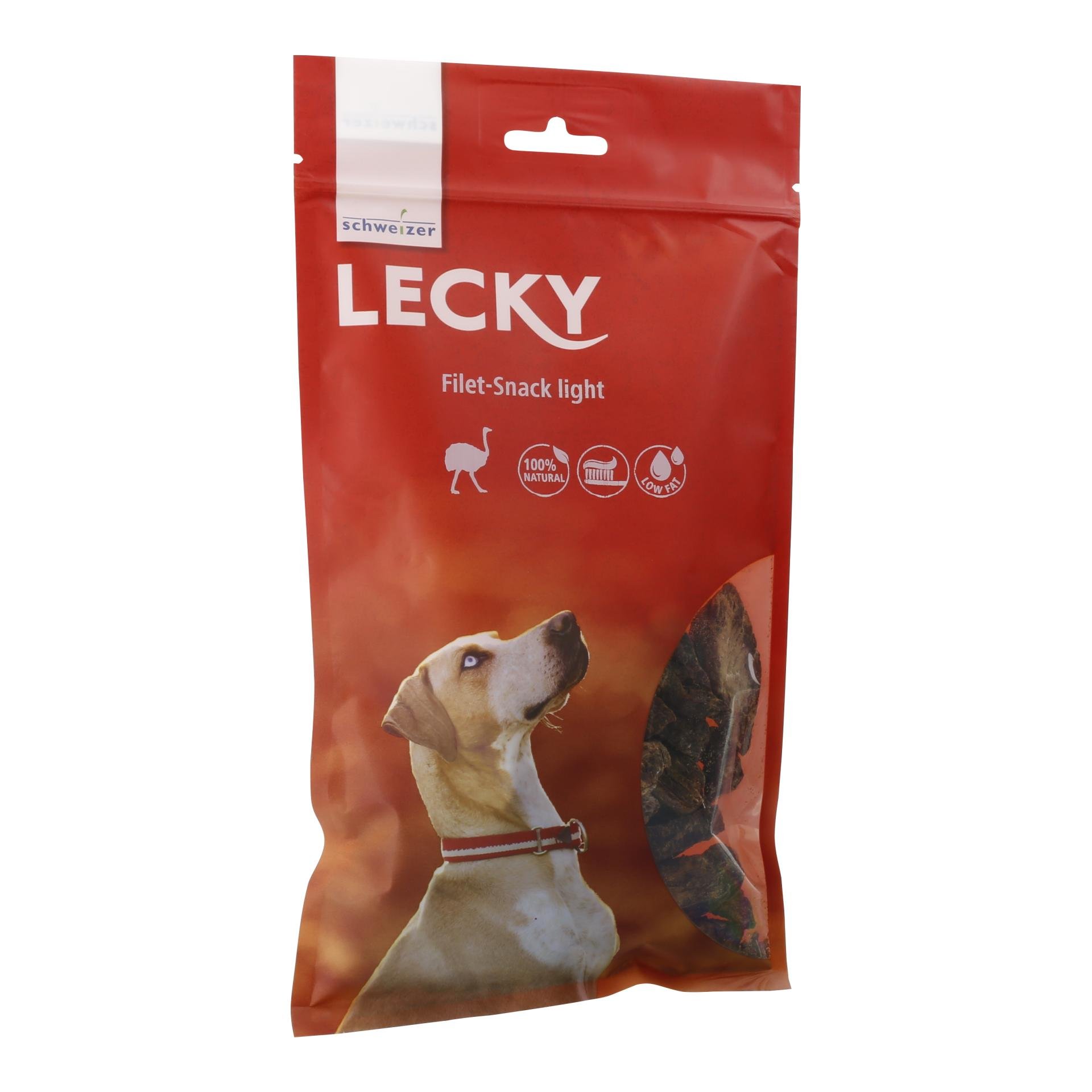 LECKY Filet-Snack Light Kauartikel vom Strauss - Braun -  Grösse: 150 g