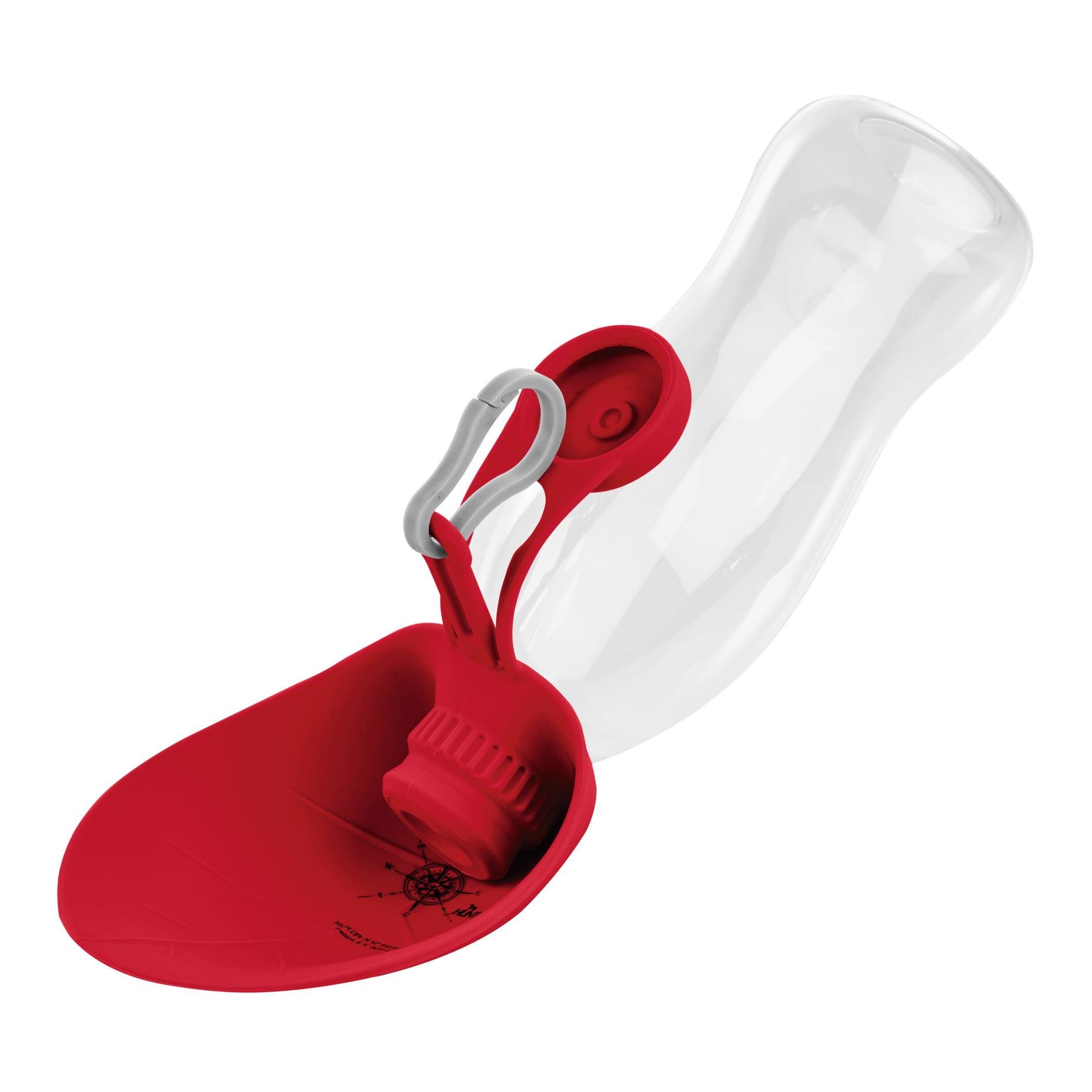 Outdoor Trinkflasche mit Silikonnapf List - rot Outdoor Trinkflasche mit Silikonnapf List - rot