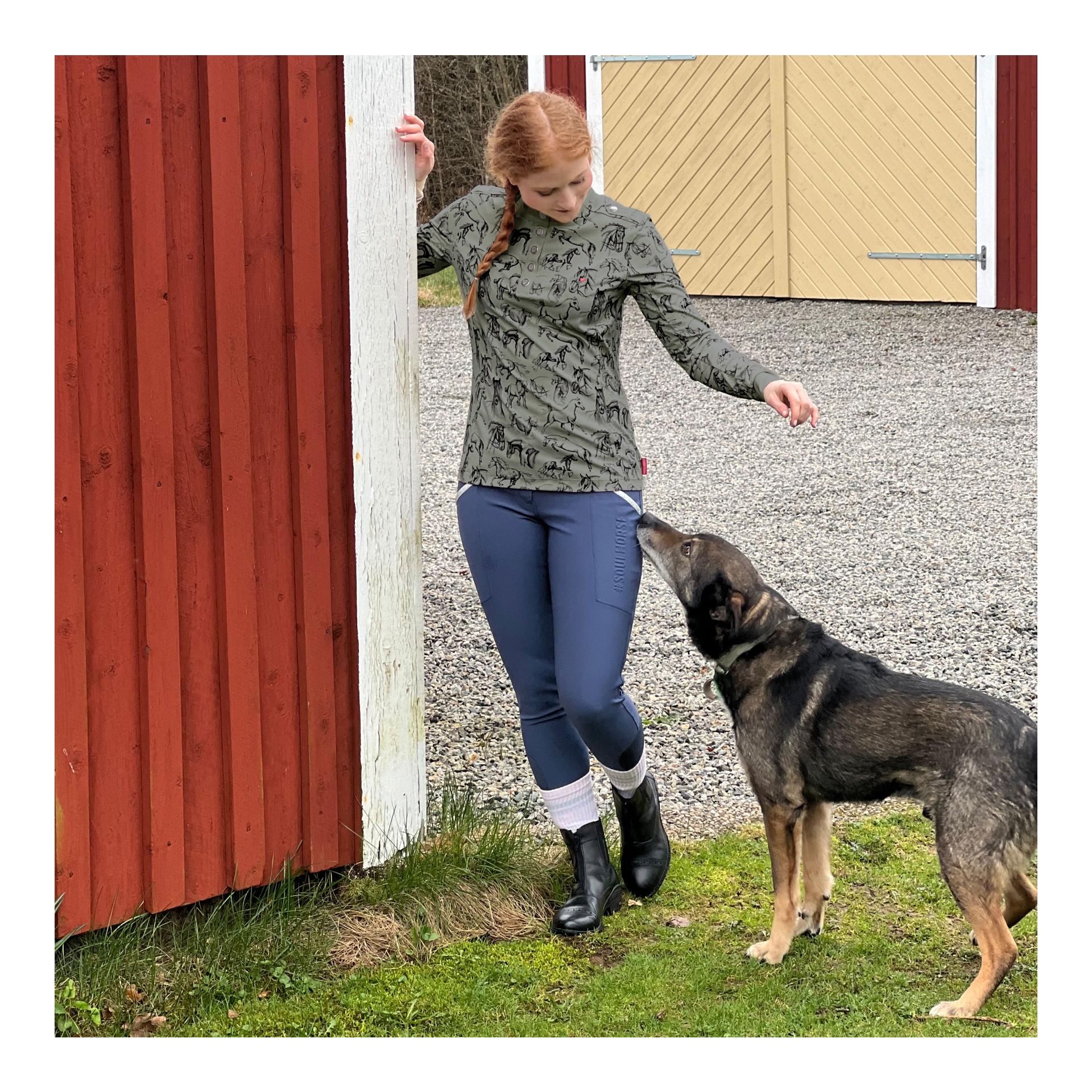 Funktionsshirt Longsleeve Horses