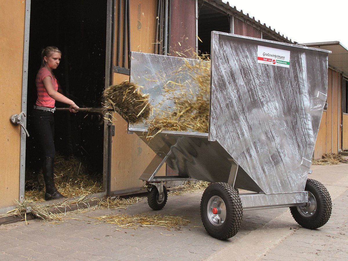 Growi Großraumkuli für Hoflader Euro-Aufnahme