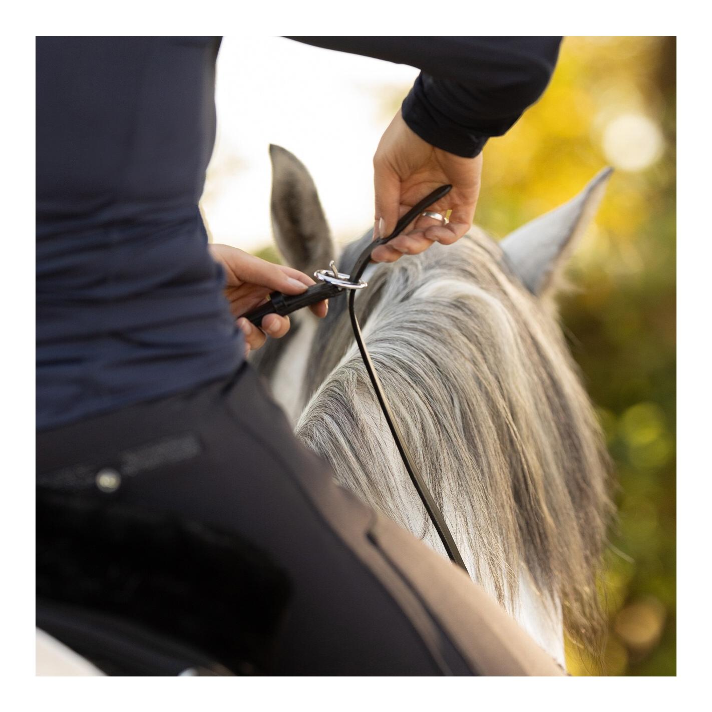 QHP Corde d’encolure en cuir Liberta