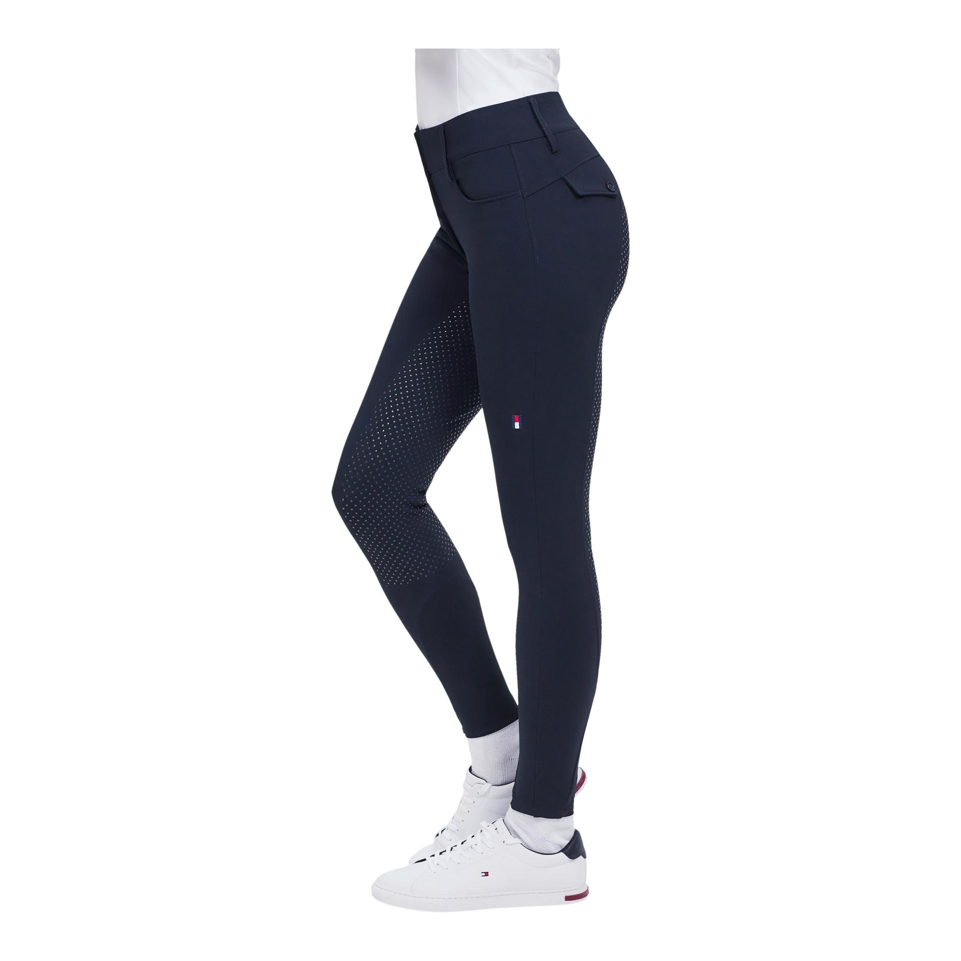 Tommy Hilfiger Equestrian Culotte d'équitation Victoria à fond intégral pour femmes 