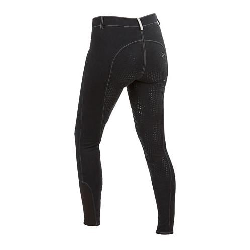 Covalliero BasicPlus Reithose Vollgrip Damen - schwarz