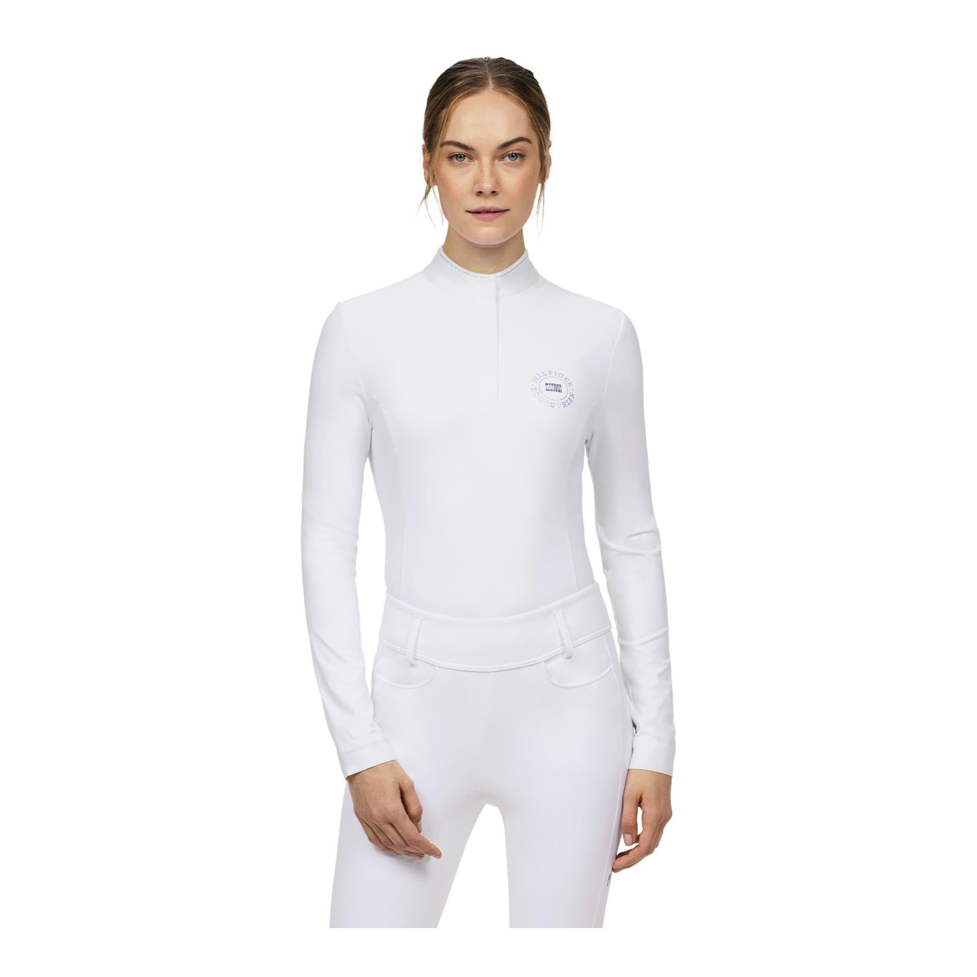 Turniershirt Taylor Langarm Strass Damen