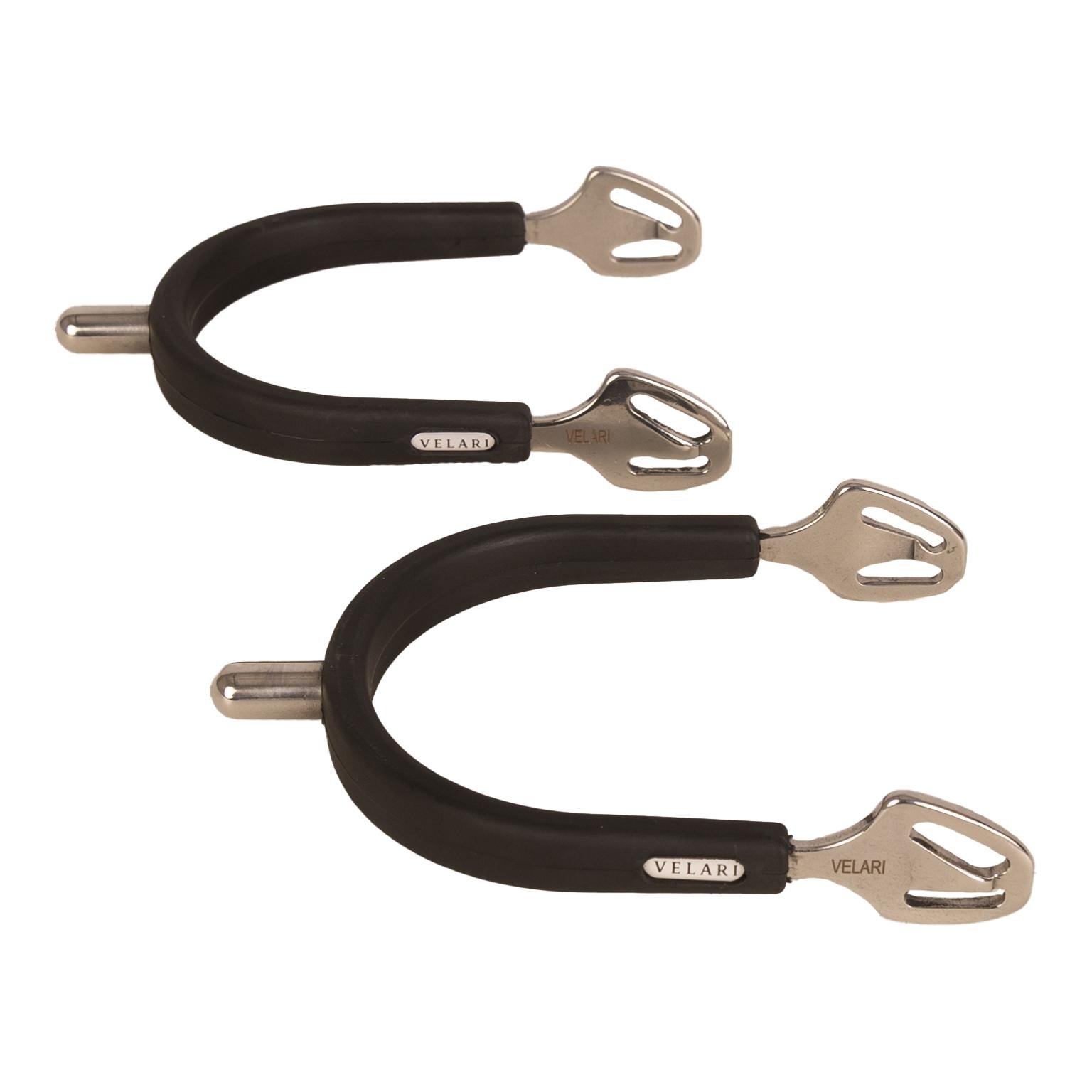 Sporen aus Edelstahl mit Gummi - Abgerundet