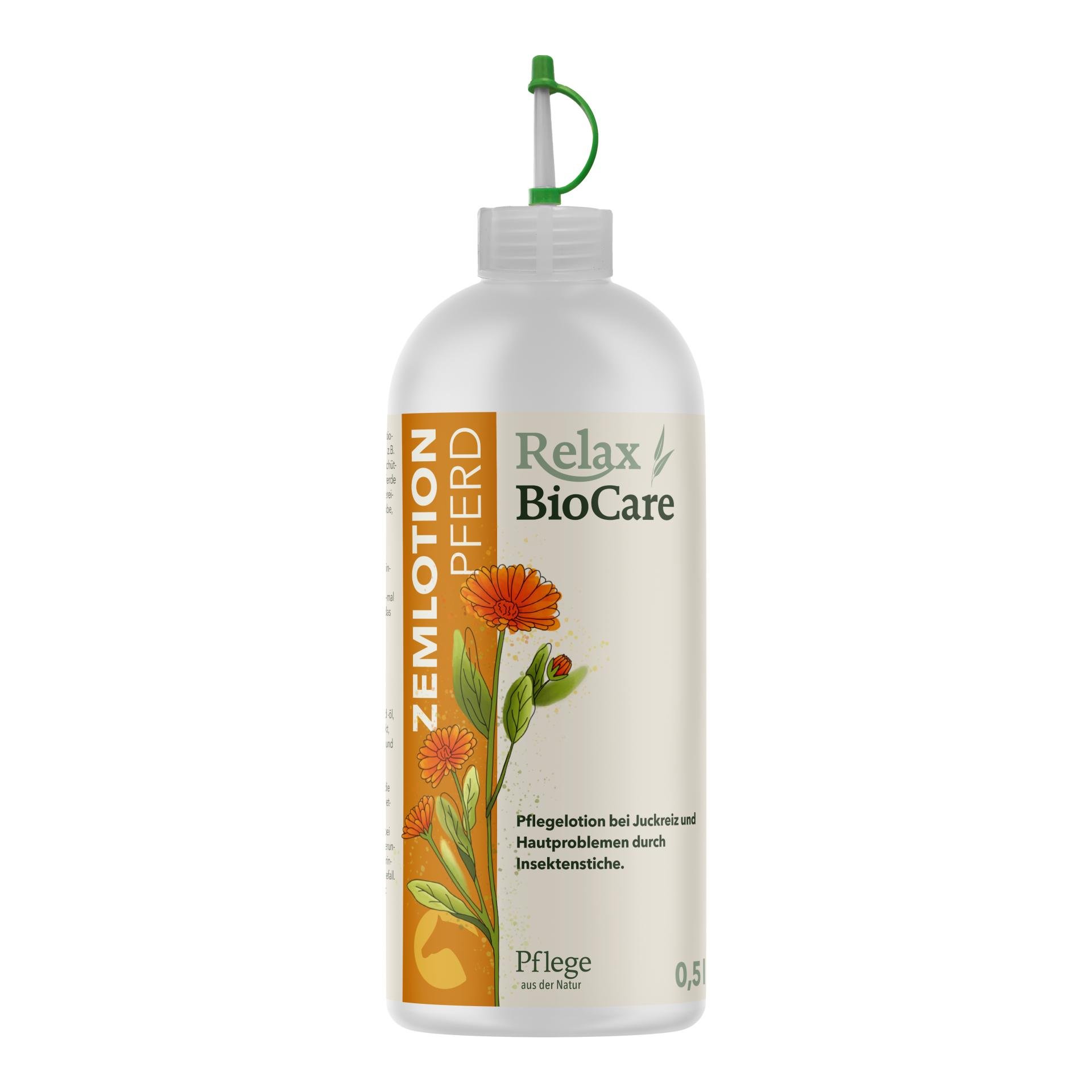 Relax Biocare Zemlotion für Pferde - Weiss/Gelb -  Inhalt: 500 ml