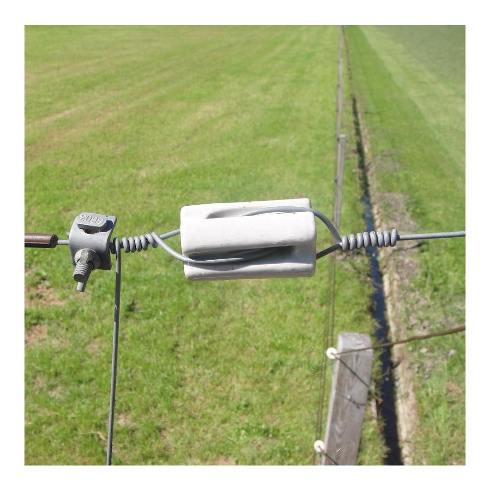 Porzellan-Zug- und Eckisolator