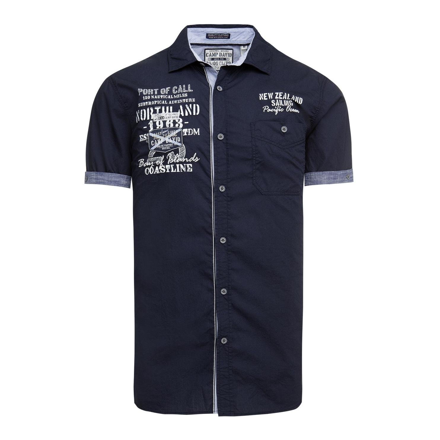 Hemd 1/2 Bay of Island I Herren - blue navy
