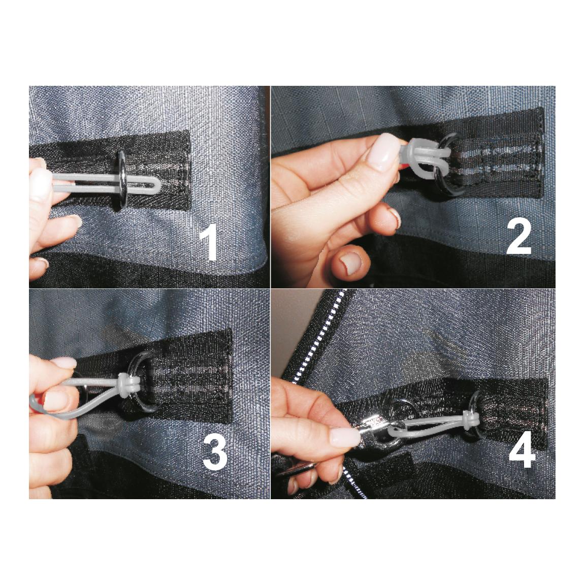 Sicherheitsverschlüsse für Decken - grau