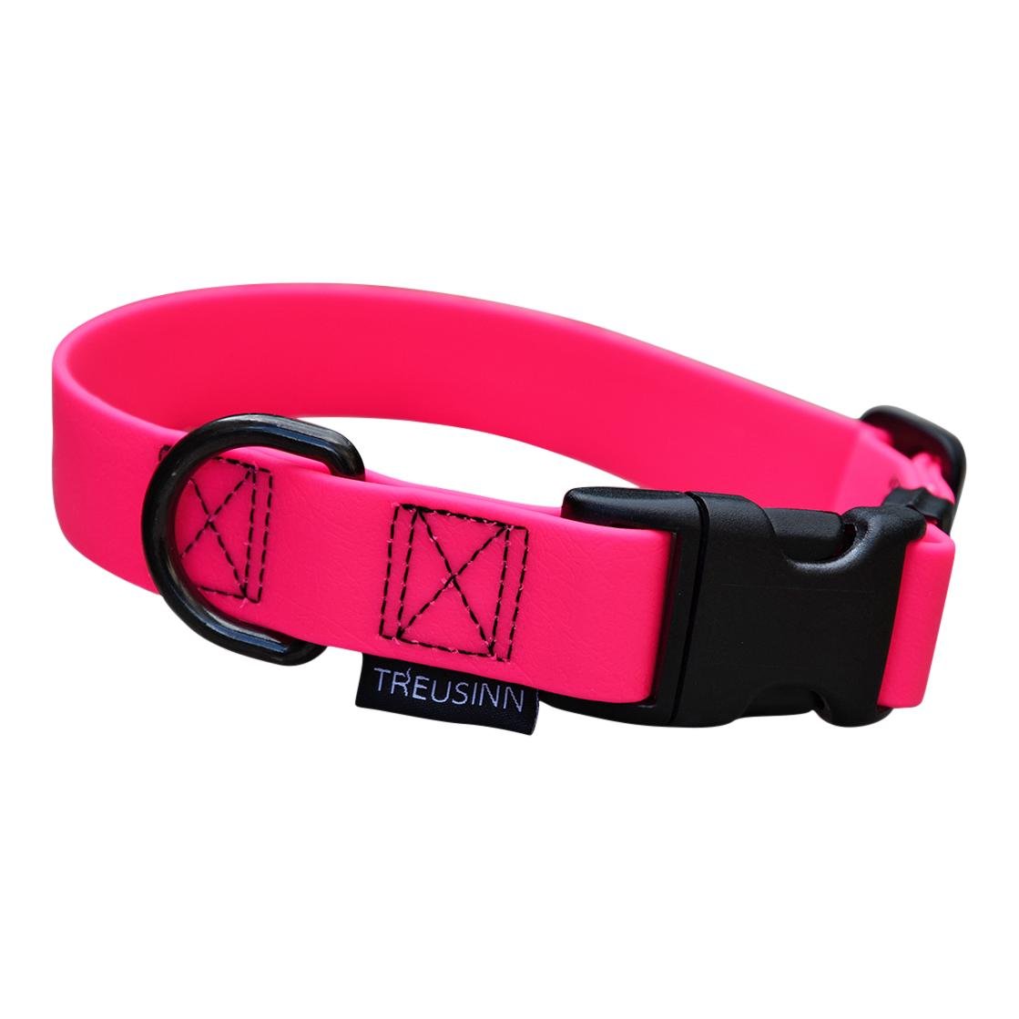Collier pour chien Biothane STAY - rose fluo Collier pour chien Biothane STAY - rose fluo
