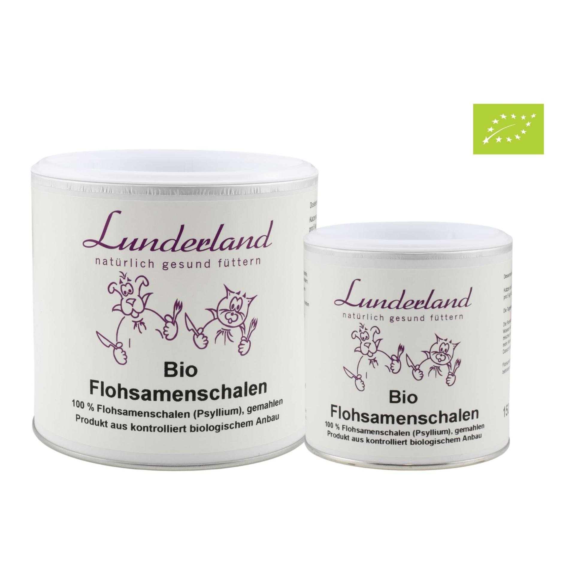 Bio-Flohsamenschalen - Einzelfuttermittel für Hunde und Katzen