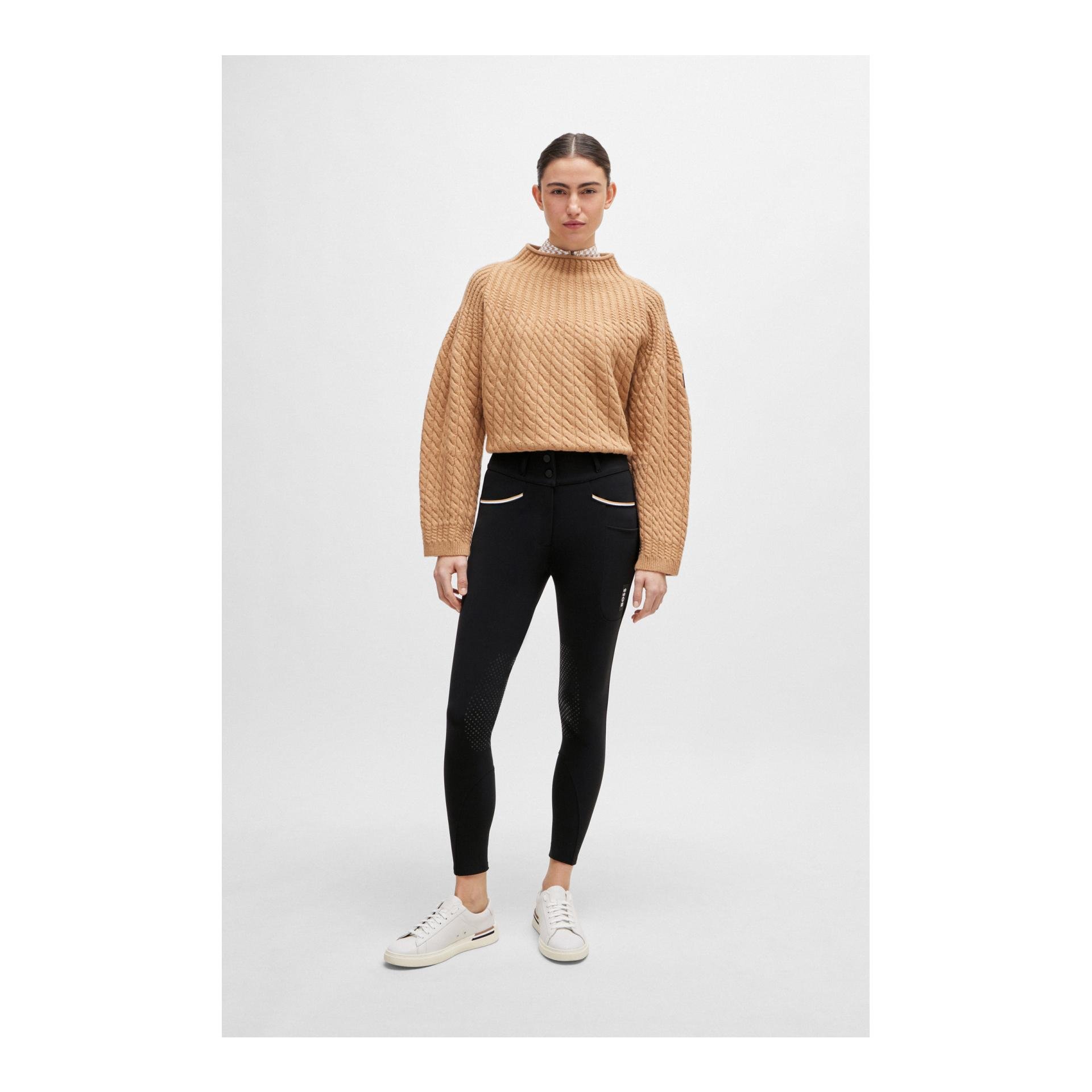 Pantalon d'équitation Hannah avec fond à genoux pour femmes Pantalon d'équitation Hannah avec fond à genoux pour femmes