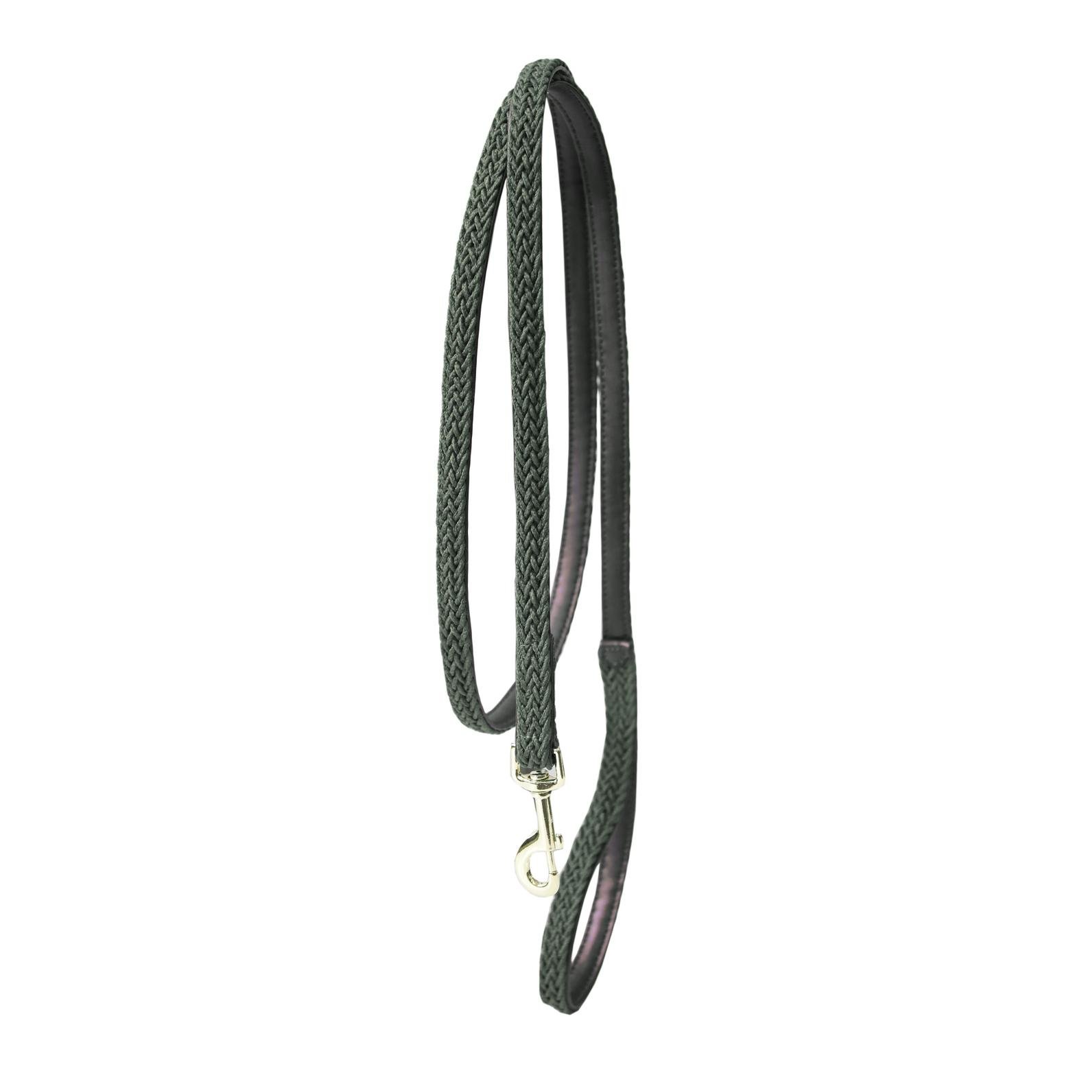 Hundeleine Nylon geflochten - olive green Hundeleine Nylon geflochten - olive green