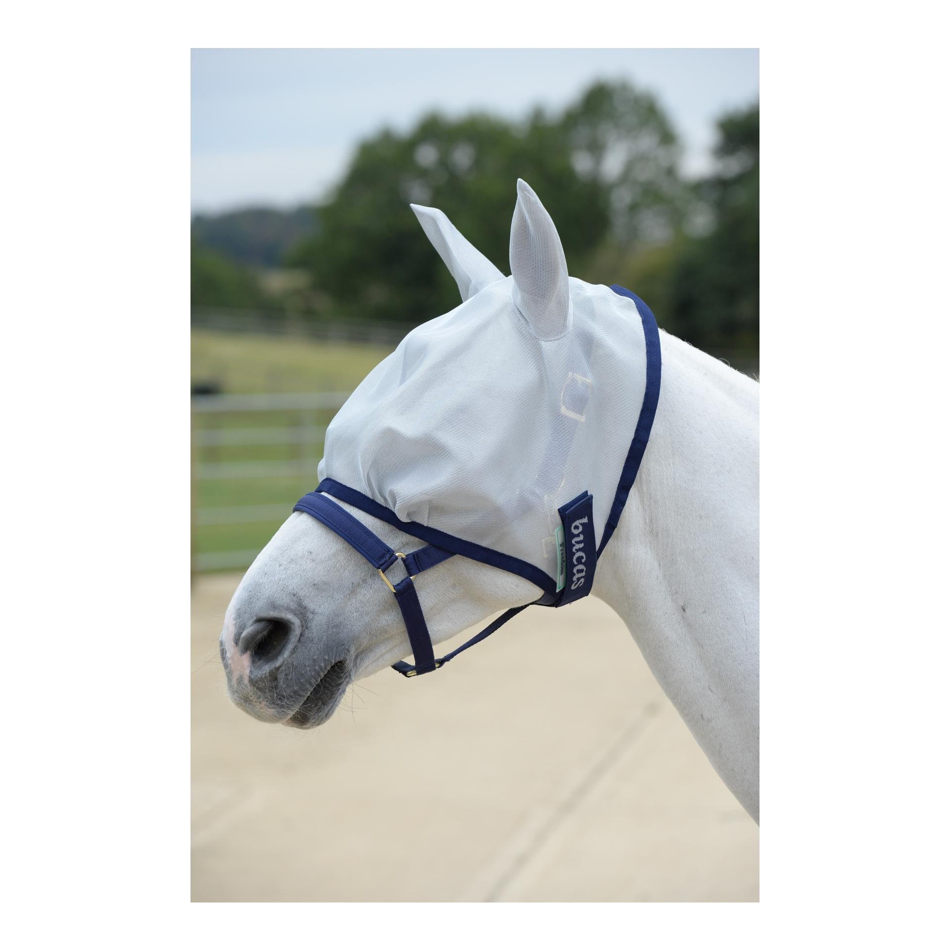 Fliegenmaske Freedom Fly Mask - silver
