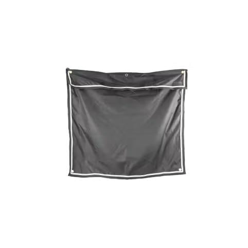 Kentucky Boxenwandvorhang wasserdicht classic kurz Taille: 135x125 cm, Couleur: Gris