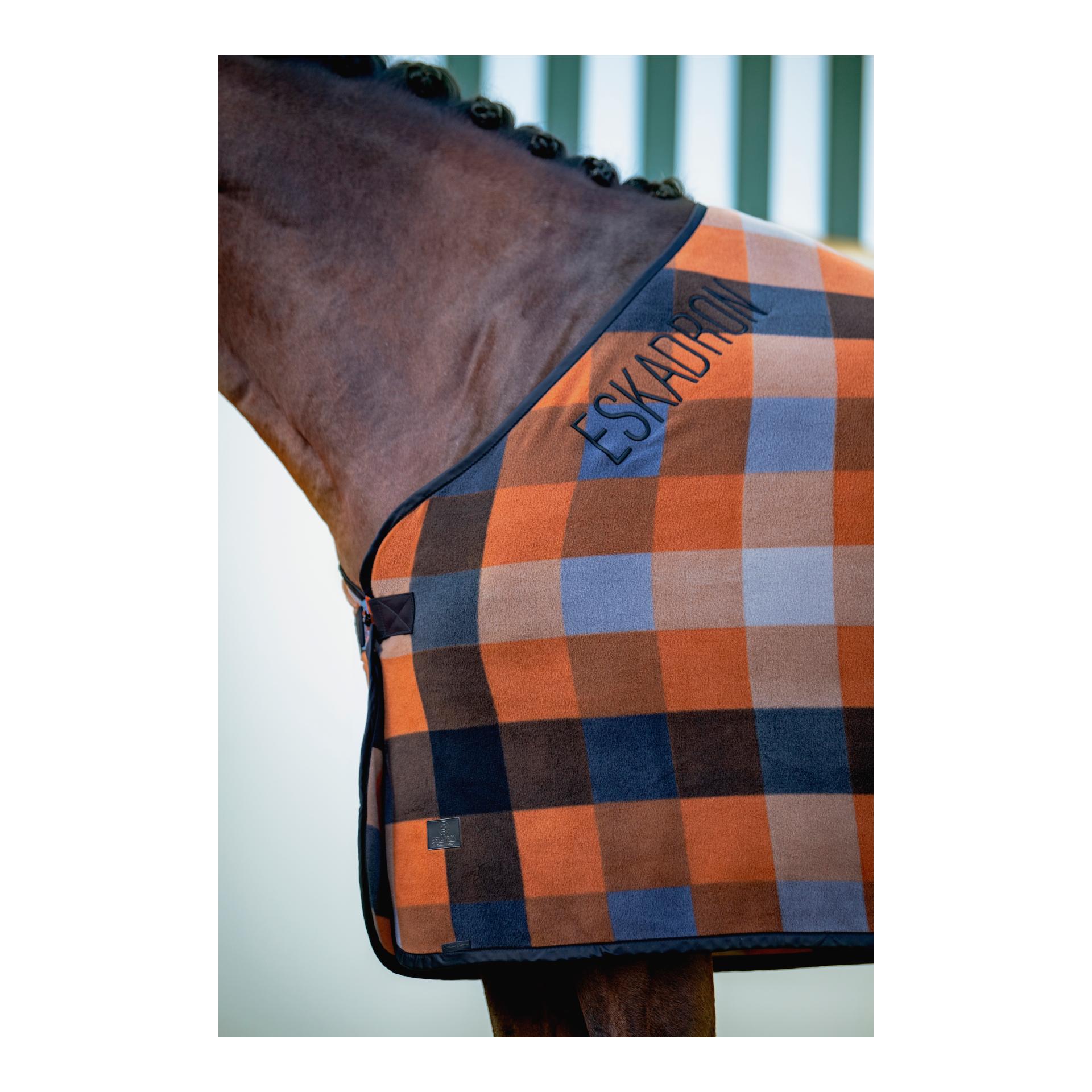 Eskadron Abschwitzdecke FLEECE CHECK Platinum 26 S/S
