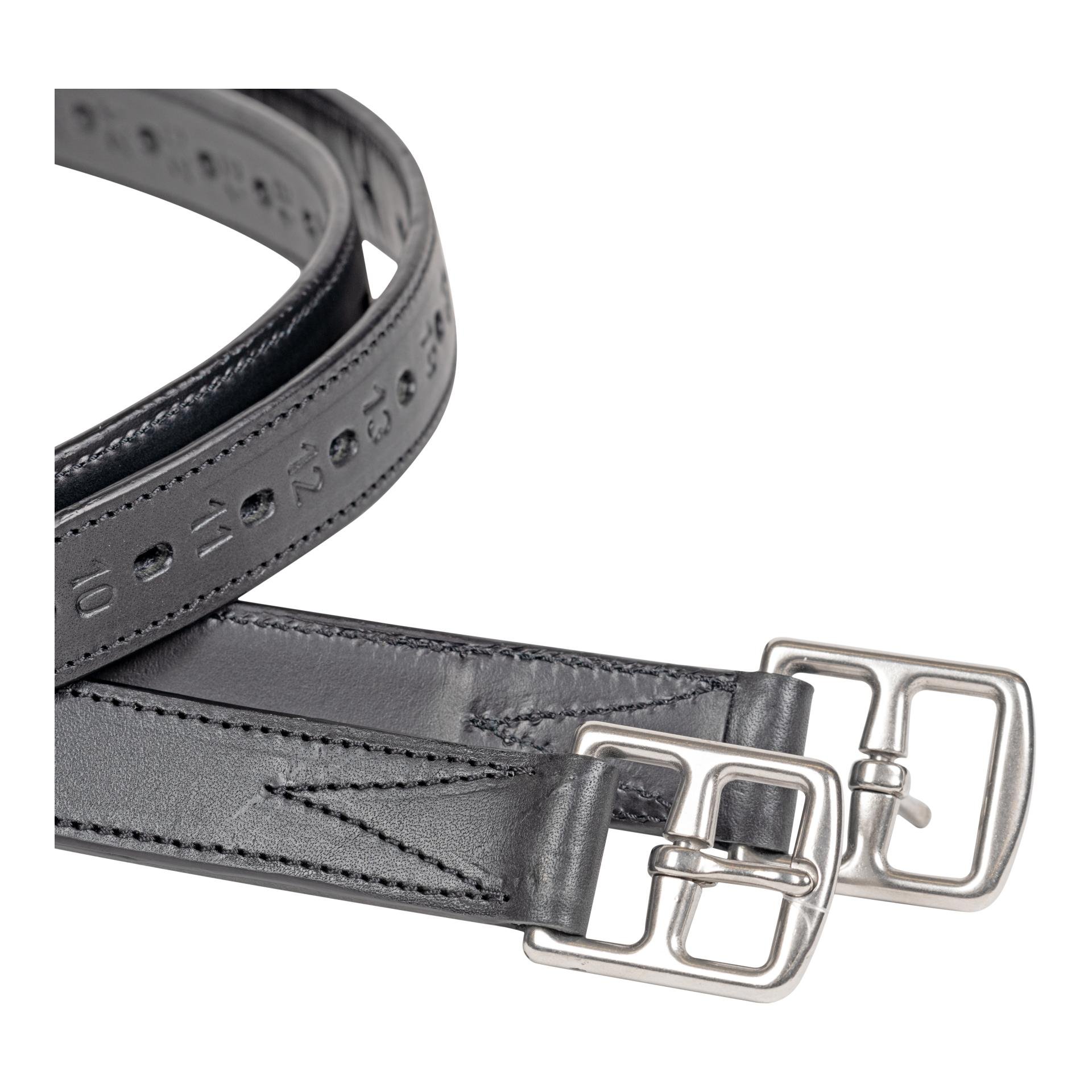 Steigbügelriemen Purely - schwarz Steigbügelriemen Purely - schwarz