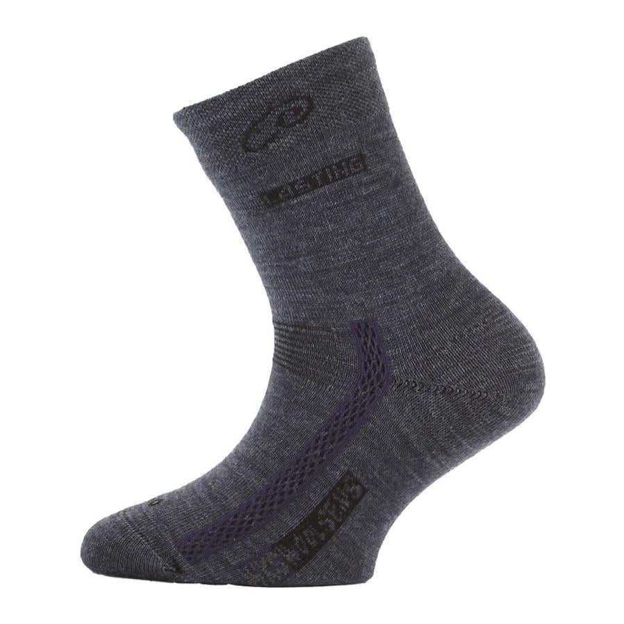 Chaussettes pour enfants en laine de mérinos - noir