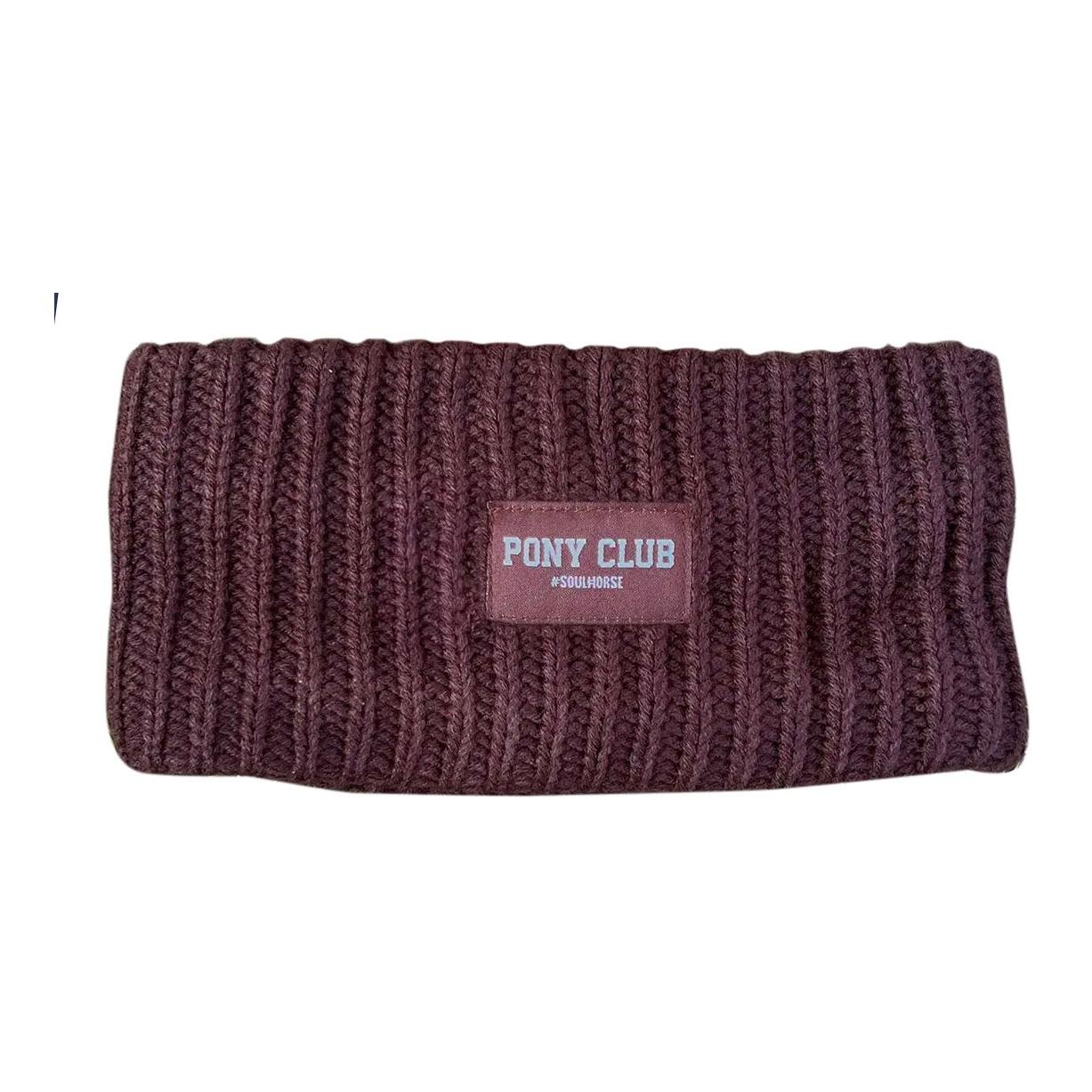 Stirnband "Pony Club" gestrickt & gefüttert Stirnband "Pony Club" gestrickt & gefüttert