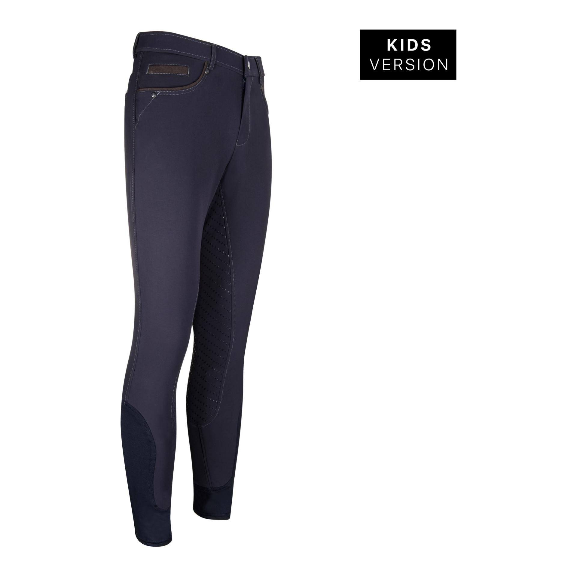 Reithose ERPhillip Vollgrip Kids - navy