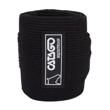 Bandagen Kombi Fleece/Elastic (4er-Set) - schwarz