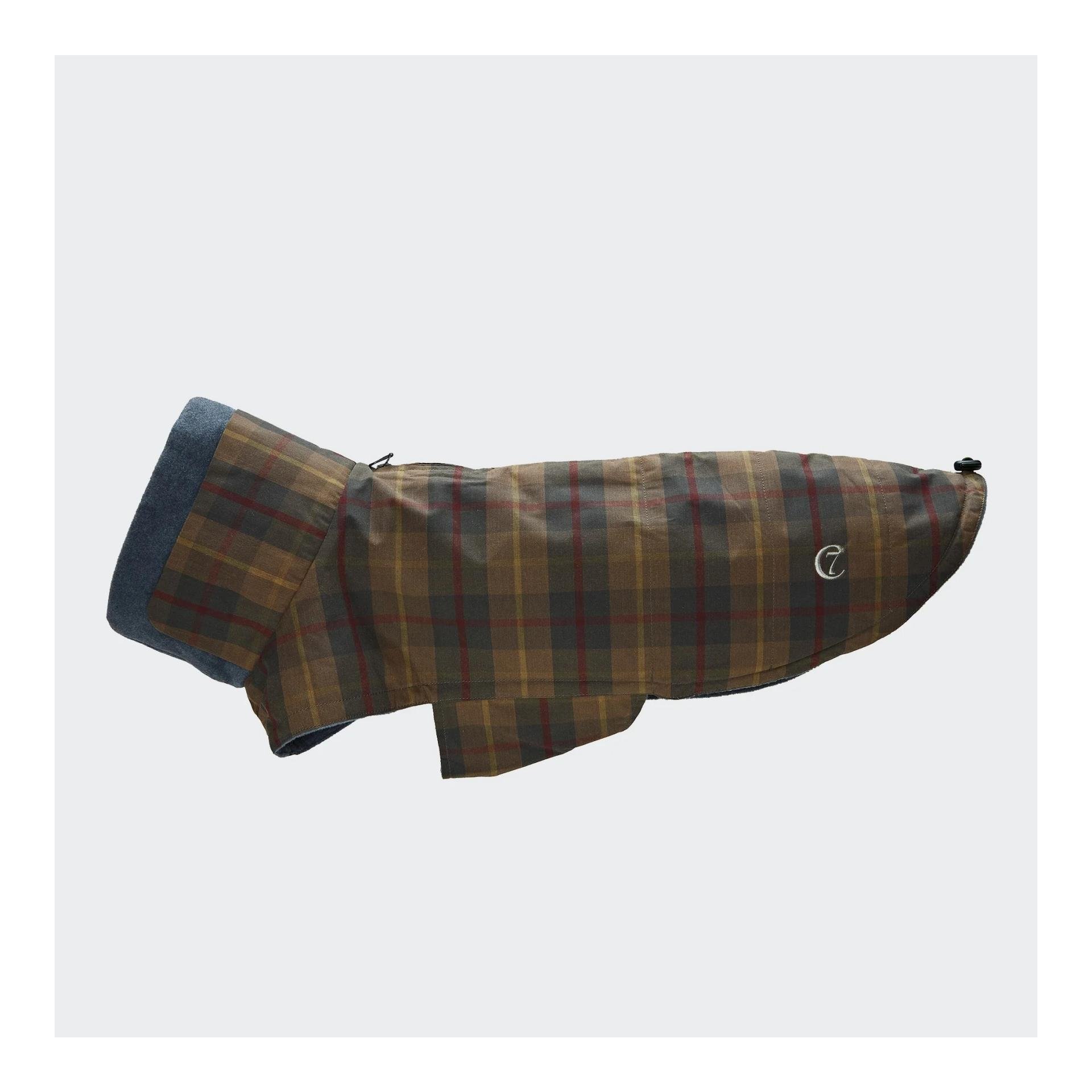Hundemantel Brooklyn Regulär - waxed tartan