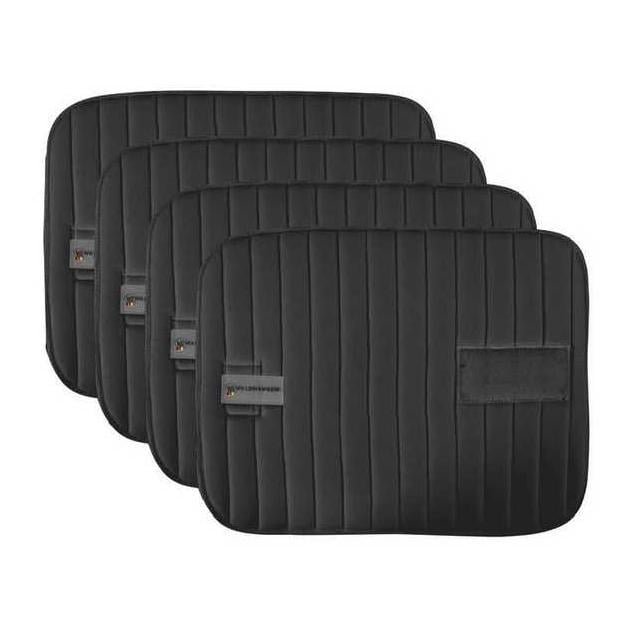 Bandagierkissen mit Klett 4er Set - schwarz