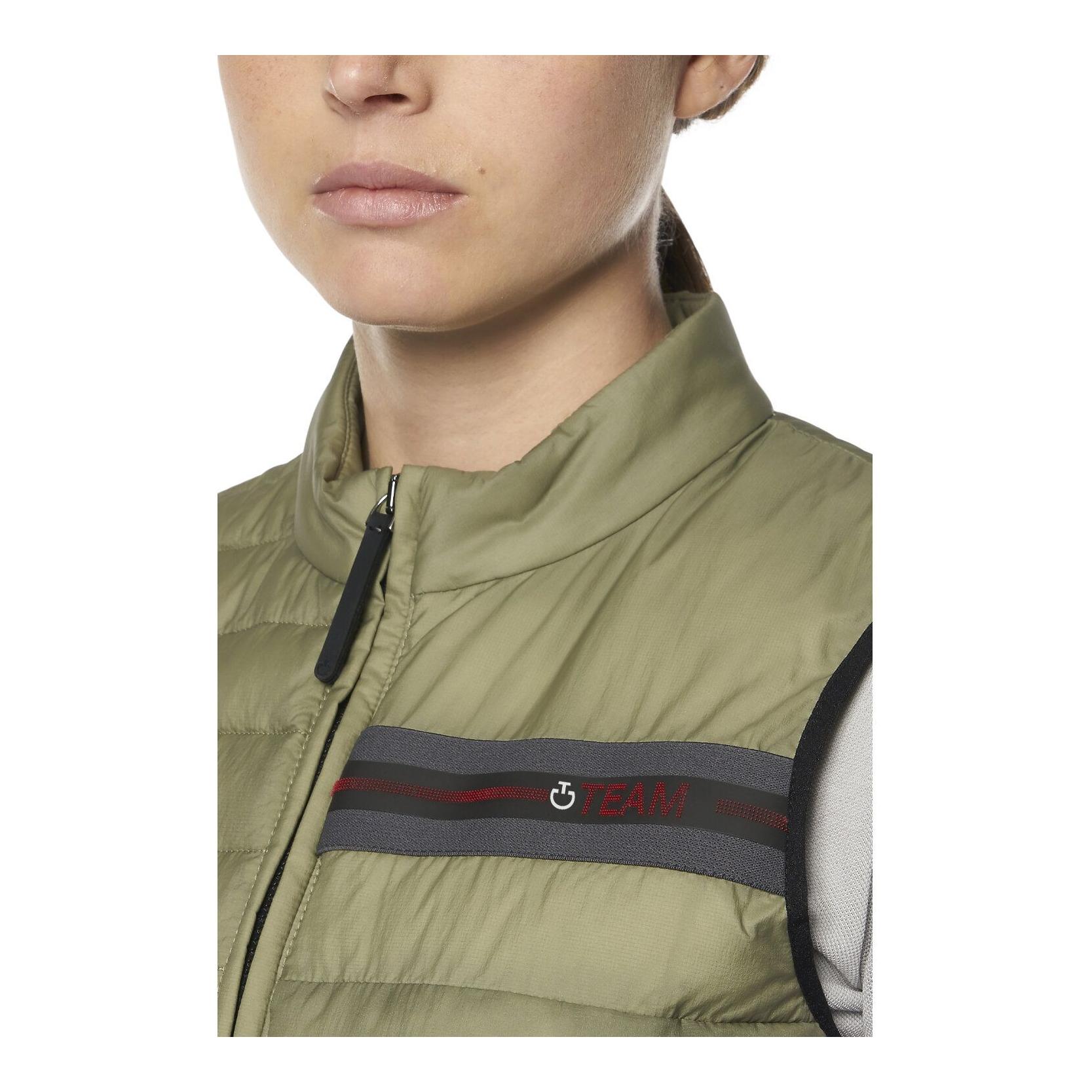 Steppweste CT Team Red Stripe Damen - verde Steppweste CT Team Red Stripe Damen - verde