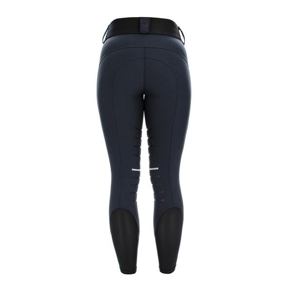 Reitleggings Hybrid Pull-Up Damen - navy