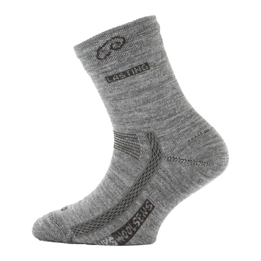 Chaussettes pour enfants en laine de mérinos - noir