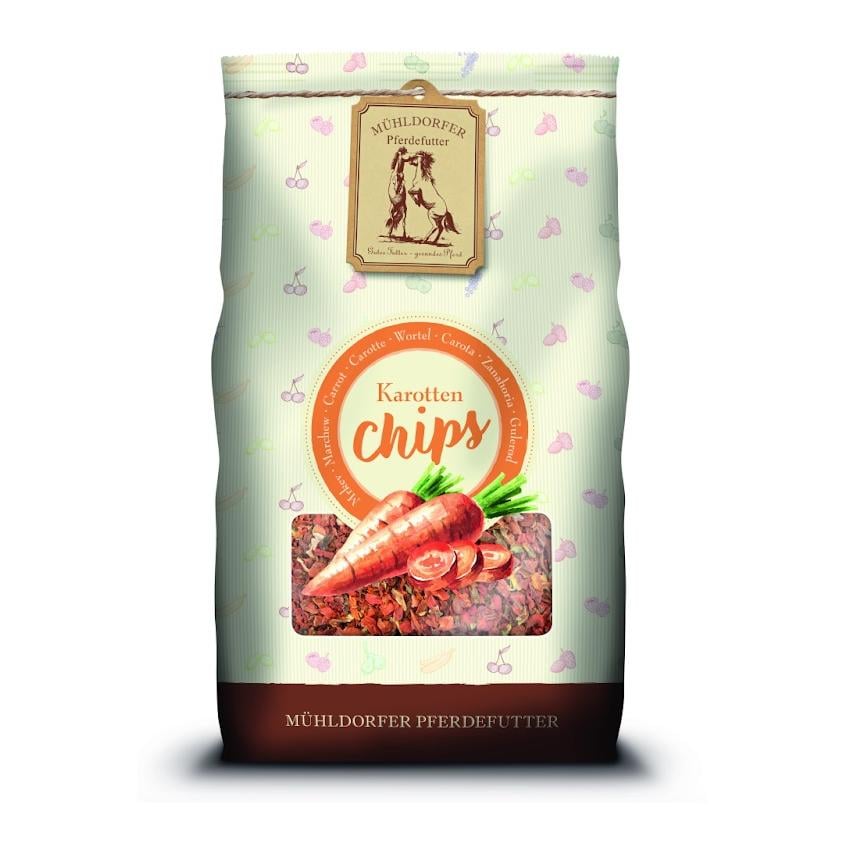 Mühldorfer Pferdefutter Karotten-Chips - Orange -