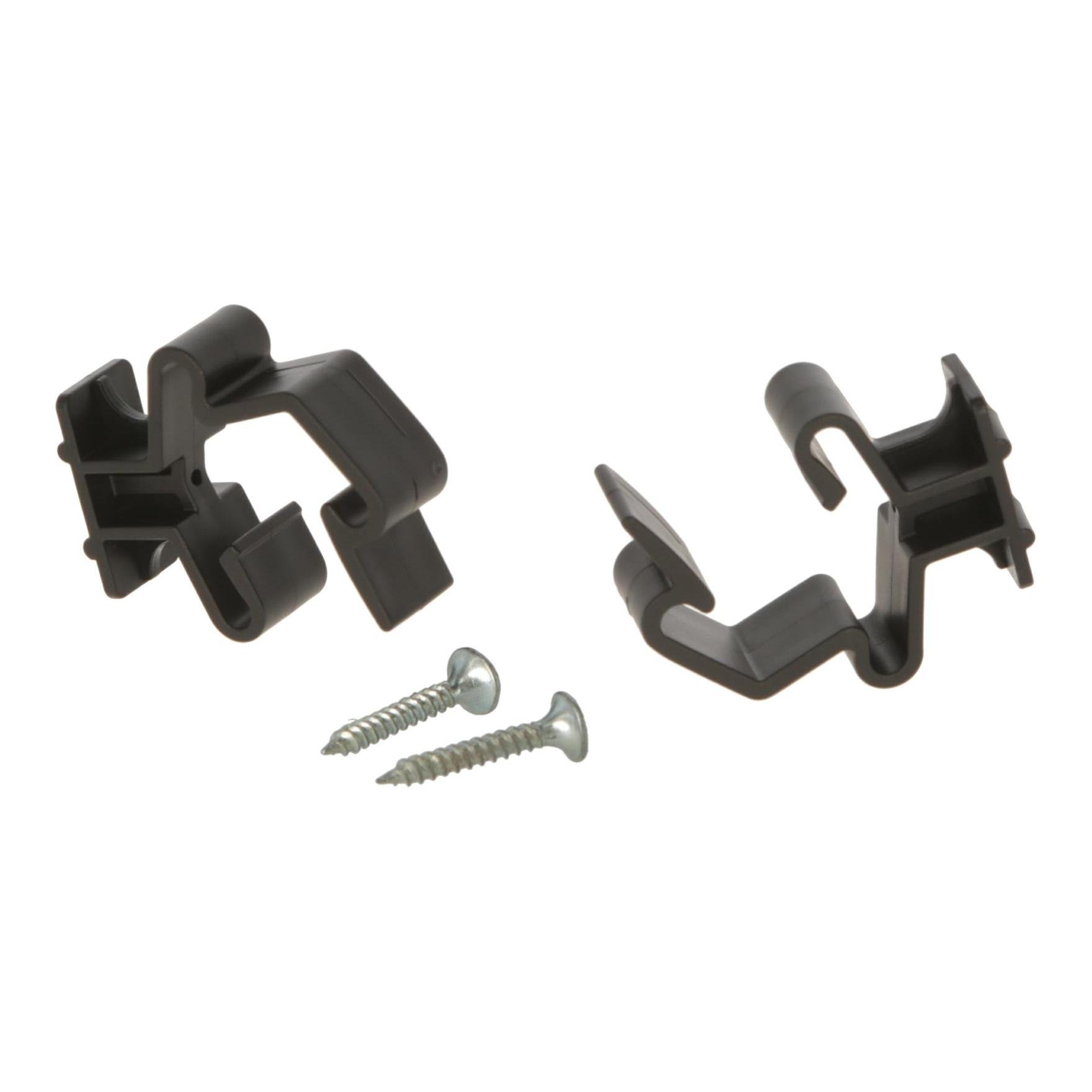 AKO T-Pfosten Universalclip Set - Schwarz -