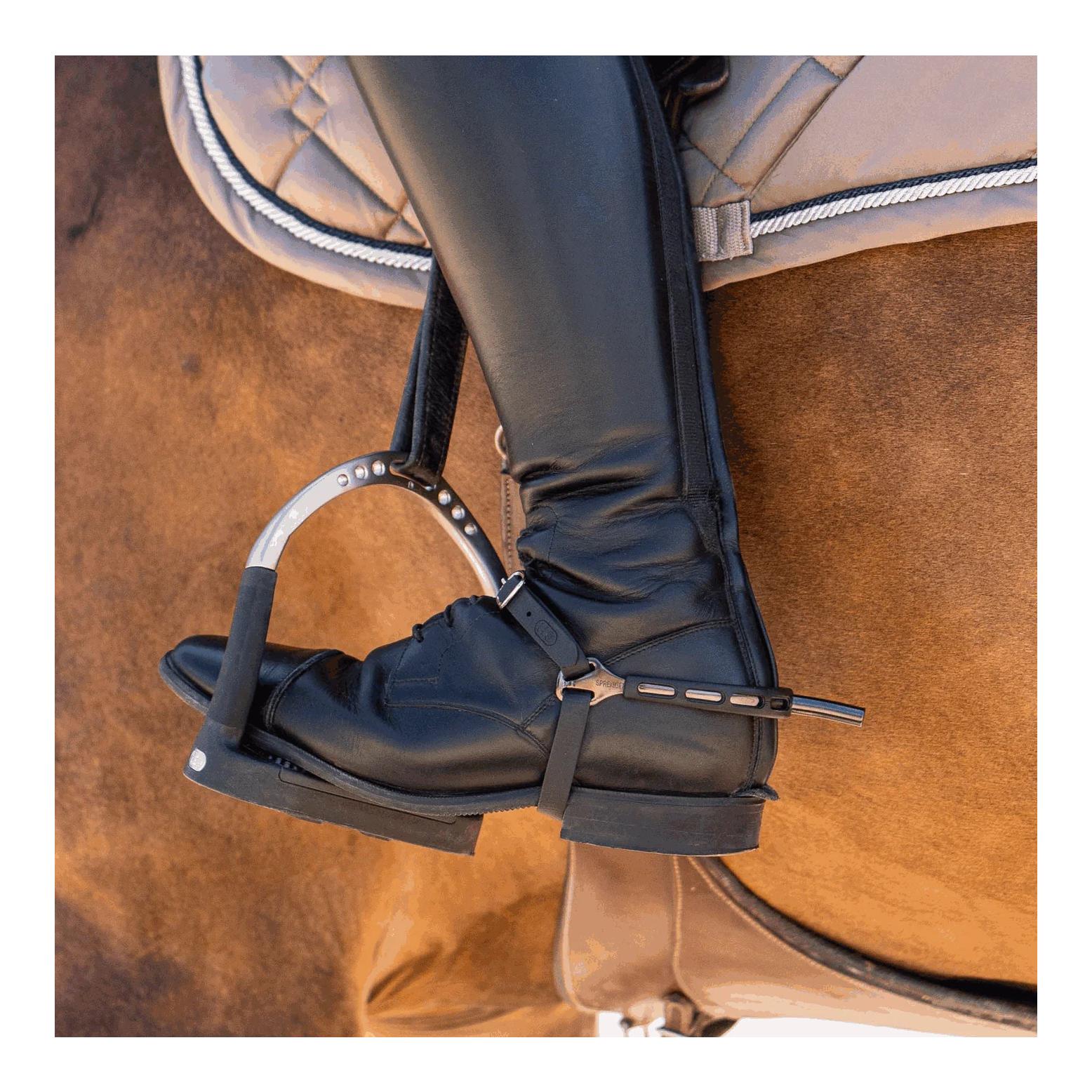 Sprenger Sporen ULTRA fit Extra Grip Sporen black Series, flaches Halsende 35 mm