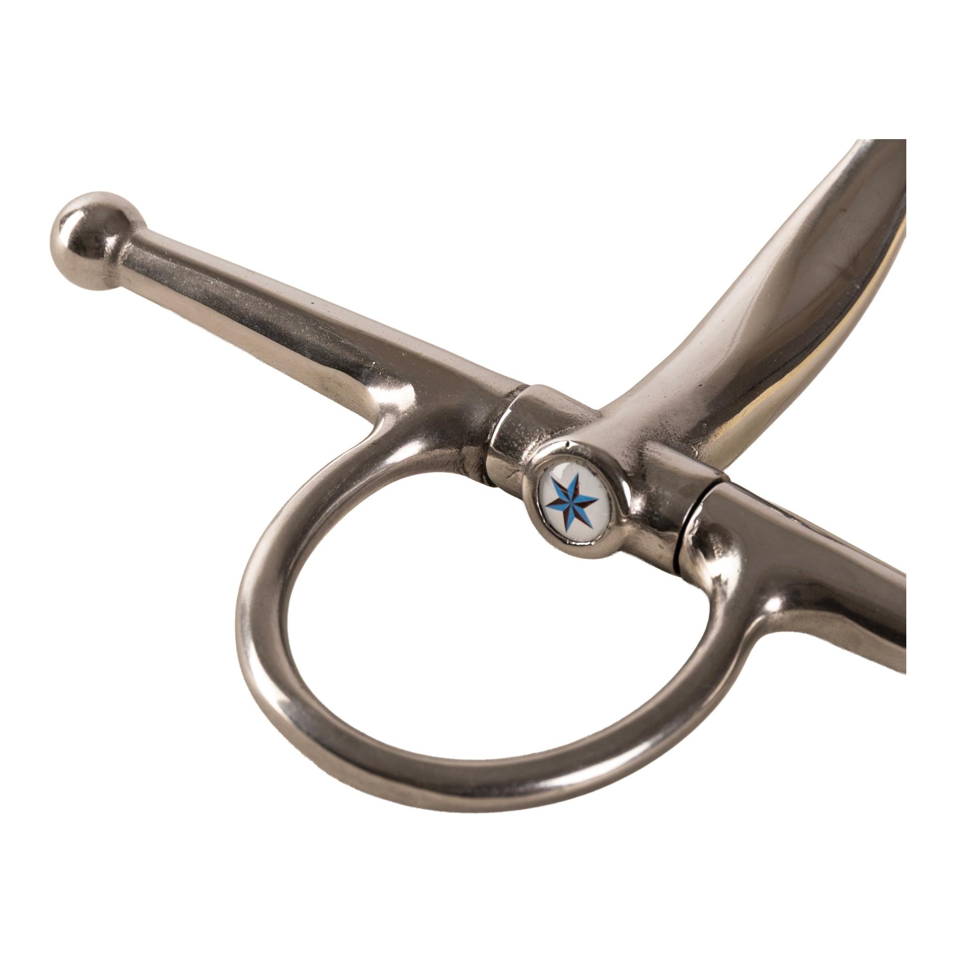 Velari Einfach gebrochene Schenkeltrense Edelstahl 14mm