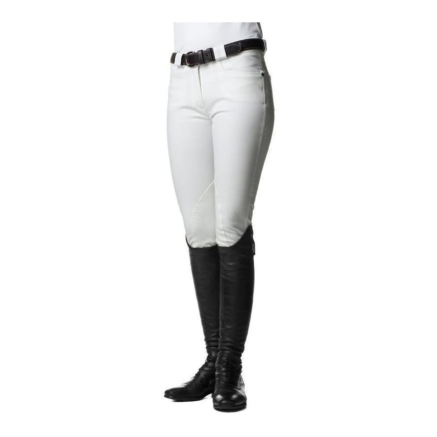 Reithose KLKelly Kniebesatz Damen - white
