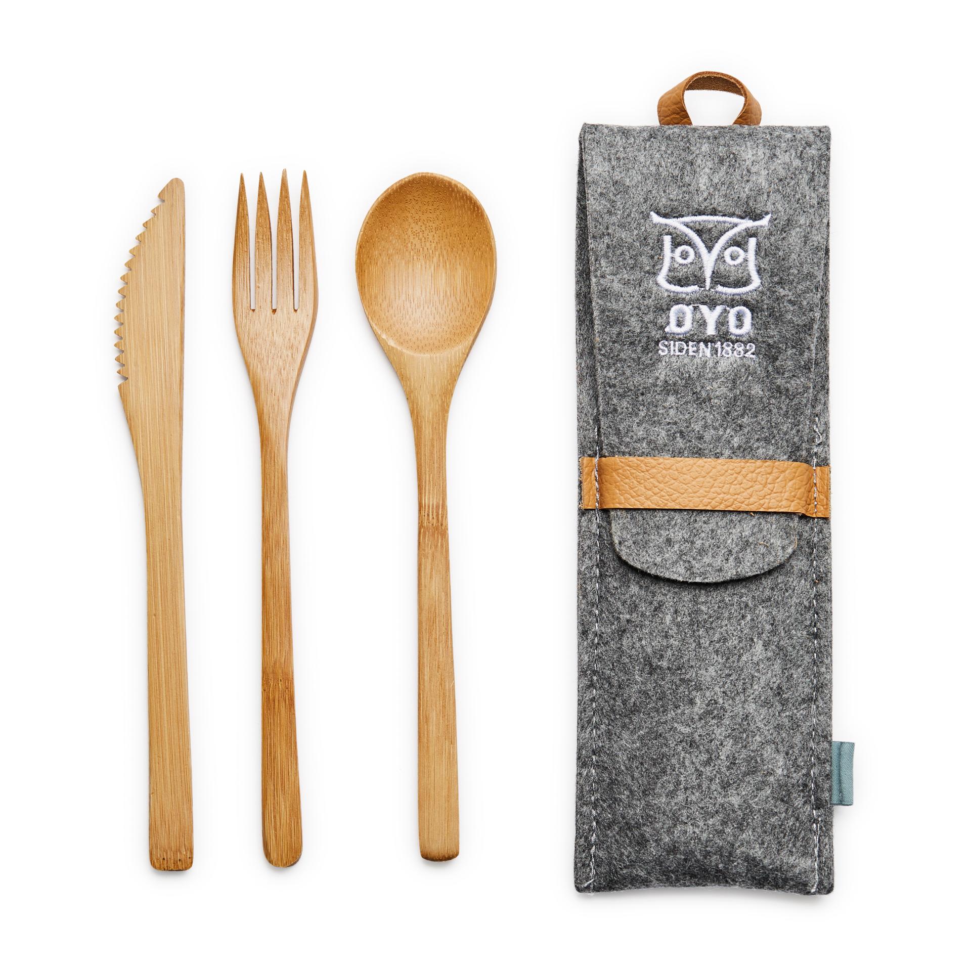 TURTAGRØ - Holzbesteck Set (3 Teilig) TURTAGRØ - Holzbesteck Set (3 Teilig)