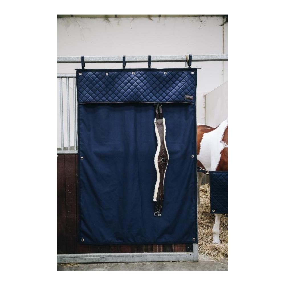 Boxentürvohang "stable curtain" wasserdicht - marineblau