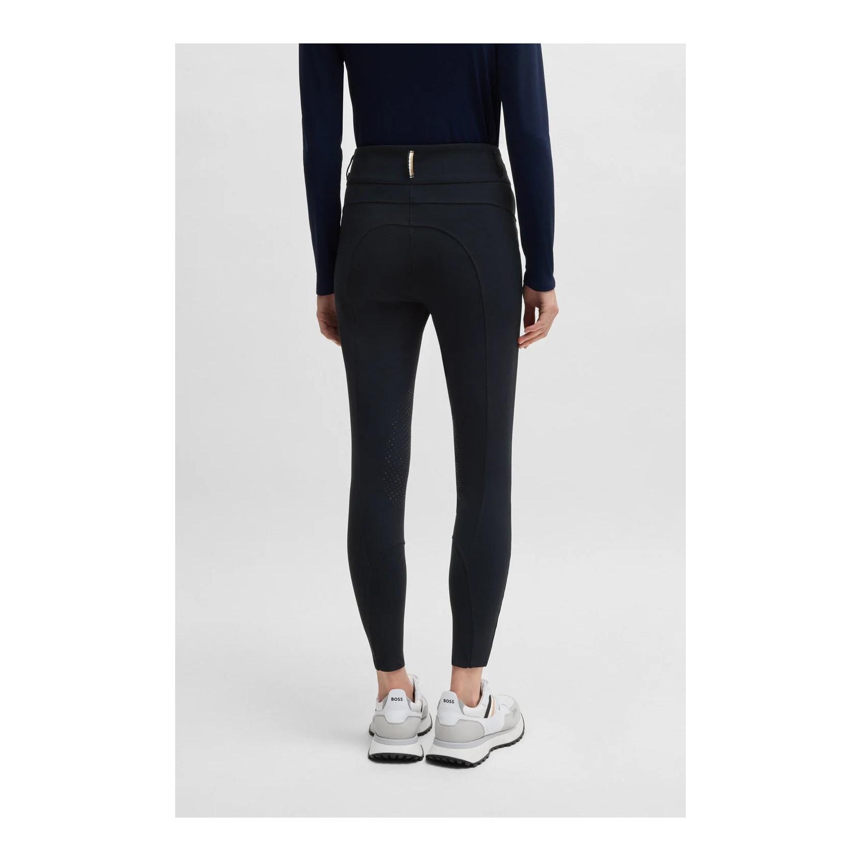 BOSS Equestrian Pantalon d'équitation Hannah taille haute avec renforts aux genoux pour femmes